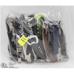 BAG OF CORK SCREWS