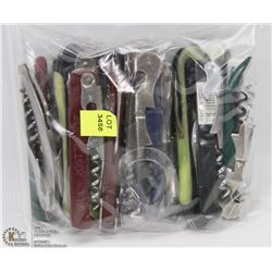BAG OF CORK SCREWS