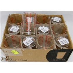 12 MEASURING GLASSES