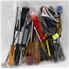 Image 1 : BAG OF HAND TOOLS, MOSTLY SCREWDRIVERS