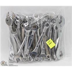 BAG OF ASSORTED WRENCHES