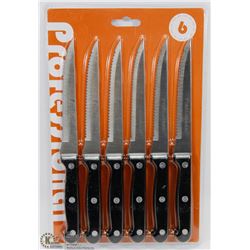 SET OF 6 NEW 5" UTILITY KNIVES