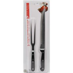 NEW 2PC CARVING SET