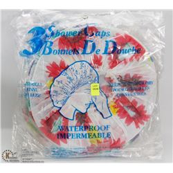 30PCS NEW WATERPROOF VINYL SHOWER CAPS
