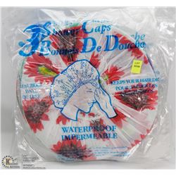 30PCS NEW WATERPROOF VINYL SHOWER CAPS