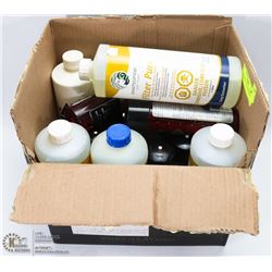 BOX OF HOT TUB CLEANERS & SCENTS