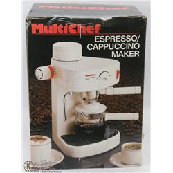NEW MULTI-CHEF ESPRESSO MAKER