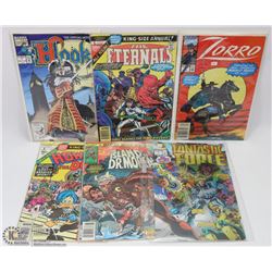 FLAT OF VARIOUS #1 & 2 COMICS