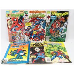 ESTATE FLAT OF SPIDERMAN COMICS