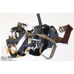 BOX OF ASSORTED BELTS