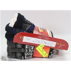 2PK MENS COZY HEAT WAVE SOCKS