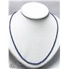 Image 1 : 4) 14KT YELLOW GOLD SAPPHIRE BEADS NECKLACE