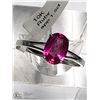 Image 1 : 5) 10KT GOLD ENHANCED RUBY RING SIZE 6.75