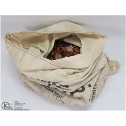 ROYAL CANADIAN MINT CANVAS MONEY BAG FULL WITH