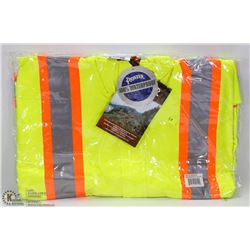 SIZE 2XL PIONEER WATERPROOF HI VIS JACKET
