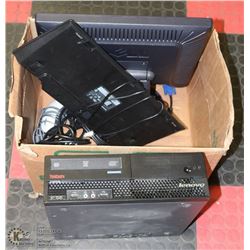 LENOVO PC 4GB/1TB DISK DUAL MONITOR SUPPORT, INCL