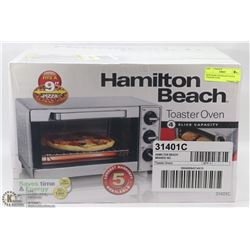 NEW HAMILTON BEACH 4 SLICE TOASTER OVEN