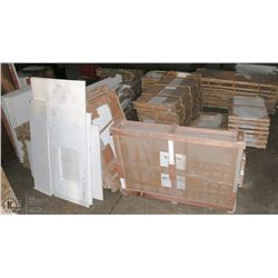 LARGE LOT OF QUARTZ COUNTERTOPS AND VANITY TOPS