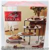 Image 1 : 4 TIER BUFFET SERVER (UNUSED)