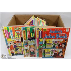 BOX OF VINTAGE ARCHIE COMICS.