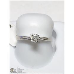 47) 10KT WHITE GOLD DIAMOND RING SIZE 6
