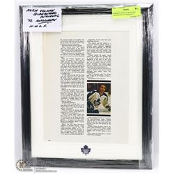 NORM ULLMAN GUARANTEED AUTHENTIC AUTOGRAPH '72