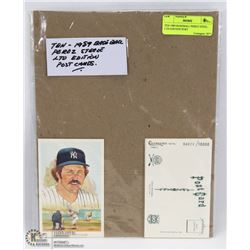 TEN 1989 BASEBALL PEREZ STEEL LTD EDITION POST