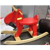 Image 1 : CHILDRENS WOOD ROCKING MOOSE
