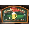 Image 1 : LARGE 19TH HOLE HANGING WALL DECOR
