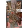 Image 1 : 6) FOLDING COPPER RACK WITH POSTER DISPLAY