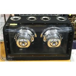 25.5"X14" BOX WITH 2-8" BASE SPEAKERS