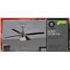 Image 1 : NEW HOMETRENDS 48" CEILING FAN BRUSHED CHROME