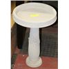 Image 1 : NEW CONCRETE 2 PIECE BIRDBATH 16"X23" HOME