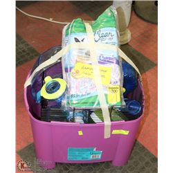HAMSTER CAGE WITH ALL ACCESSORIES INCL BEDDING -