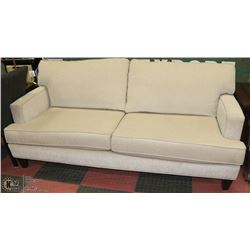NEW OFF WHITE FABRIC 81" SOFA