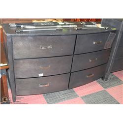 SHOIWHOME 6 DRAWER DRESSER 61.5X20X36.5"H