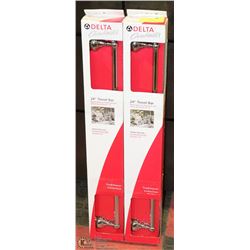 2 NEW DELTA  24" TOWEL BAR