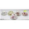 Image 1 : LOT OF 5 CHINA CUPS AND SAUCERS FROM ENGLAND