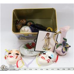 VINTAGE THE SPAGHETTI HOUSE TIN FULL OF