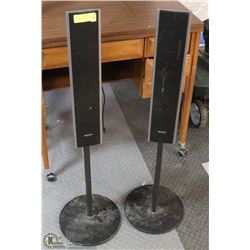 SONY L&R STAND UP SPEAKERS.