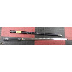 FIGURE RIDING A GRIFFIN SCABBARD AND HANDLED