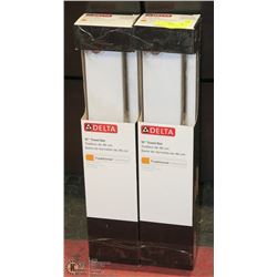 2 NEW DELTA  TRADITIONAL  18" TOWEL BAR