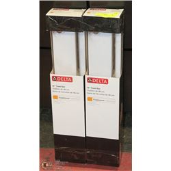 2 NEW DELTA  TRADITIONAL  18" TOWEL BAR