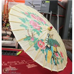 ORIENTAL LIGHT WOODEN UMBRELLA.