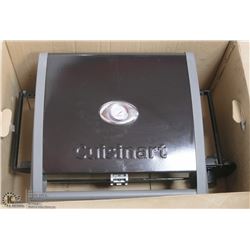 CUISINART PORTABLE TABLE TOP GAS GRILL.
