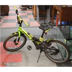 TREK JET SERIES LIME GREEN BIKE 20"X1.95 WHEELS.