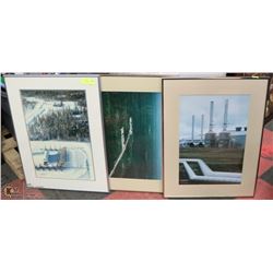 LOT OF 3 REFINERY PRINTS