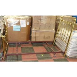 BRASS SINGLE SIZE BEDFRAME