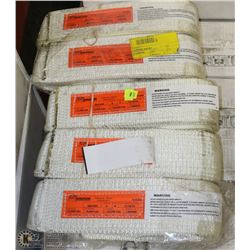 GROUP OF 5 NEW 225MAX LIFT SLINGS