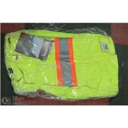 NEW PIONEER SIXE 2XL HI VIS REFLECTIVE RAIN JACKET